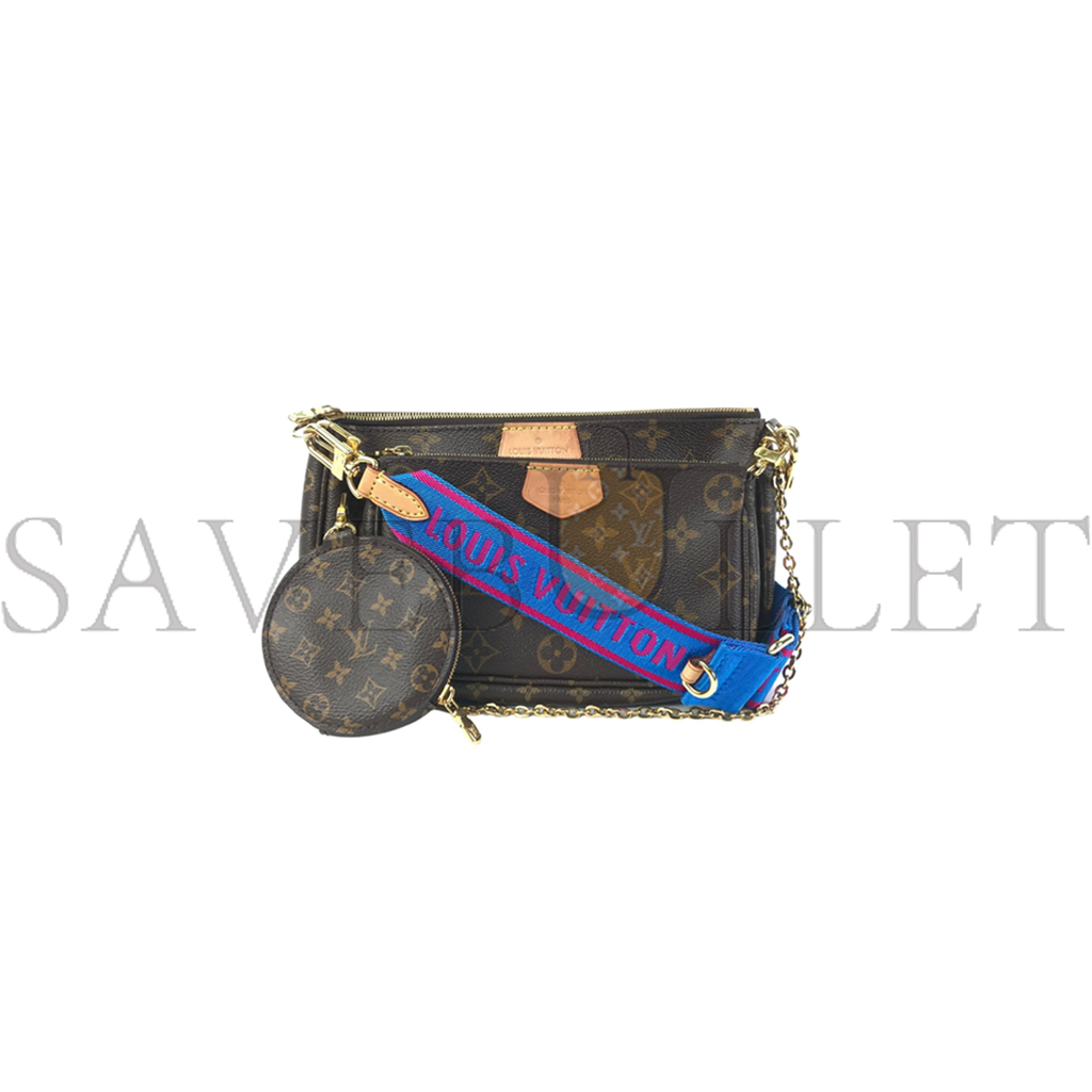 LOUIS VUITTON MULTI POCHETTE ACCESSOIRES-BLUE  M44823 (24*13*4.5cm)